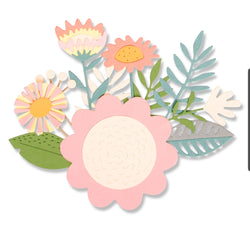 FLORAL TROPICS 15 PIECE SIZZIX DIE