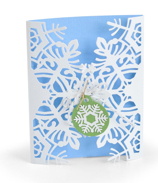 SNOWFLAKE CARD 4 PIECE SIZZIX DIE SET