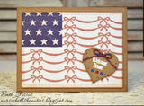 (Back from retirement) DECORATIVE RIBBON BORDER DIE - GINA MARIE DESIGNS