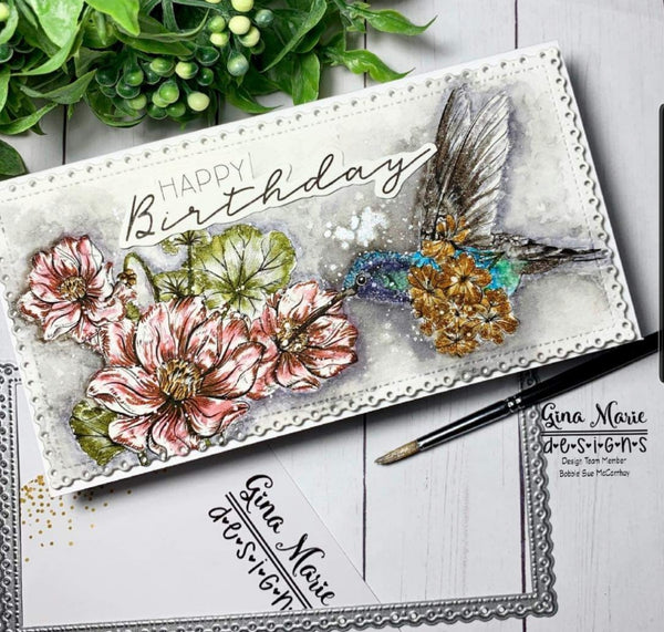 PLEATED LACE MINI SLIMLINE SLIM LINE DIES - GINA MARIE DESIGNS