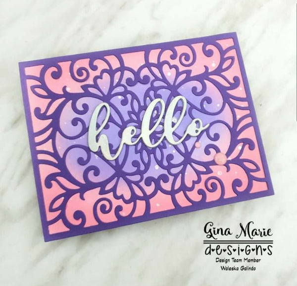 WROUGHT IRON BACKGROUND DIE SET - GINA MARIE DESIGNS