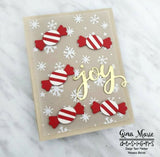 PEPPERMINT CANDY & NORDIC DEER  - GINA MARIE DESIGNS