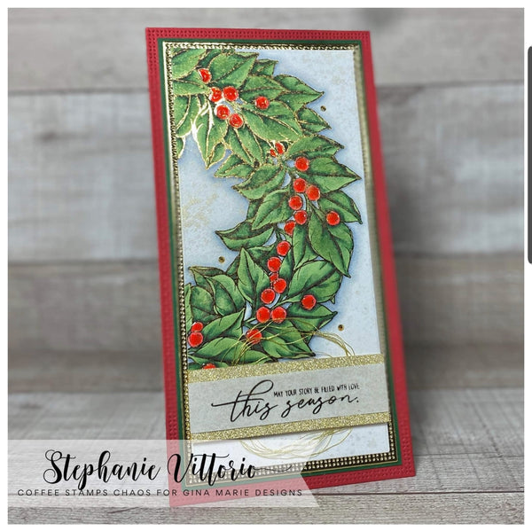 X STITCHED MINI SLIM SLIMLINE DIE SET - GINA MARIE DESIGNS