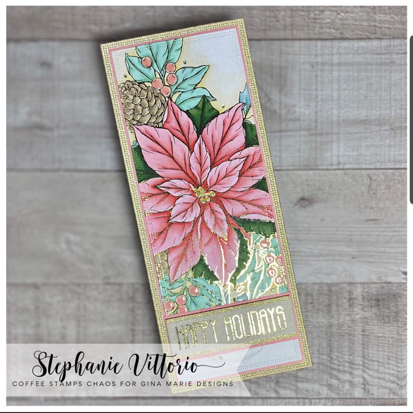 X STITCHED SLIM SLIMLINE DIE SET - GINA MARIE DESIGNS