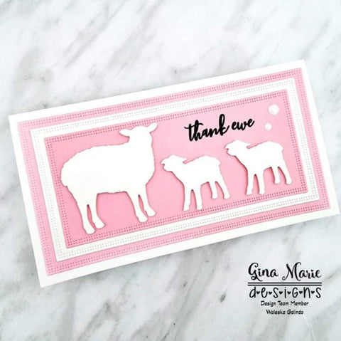 MOMMA SHEEP AND LAMB DIE SET - GINA MARIE DESIGNS