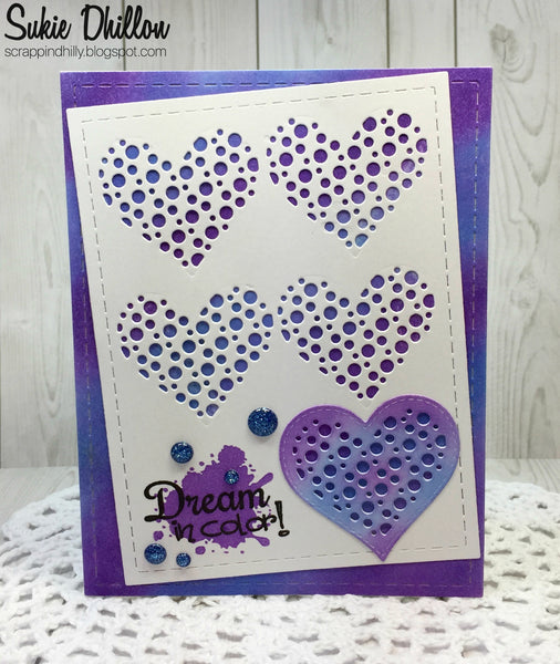 CUT IN CUT OUT HEART DIE SET - Gina Marie Designs
