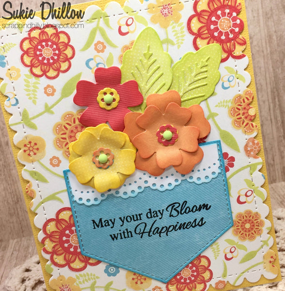 YEAR END SALE - LAYERING FLOWER DIE SET - Gina Marie Designs
