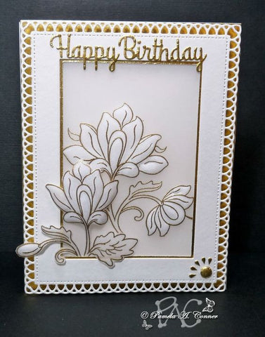 HAPPY BIRTHDAY - VINTOLOGIC HAMPTON ARTS STAMP AND STENCIL – Scrapbook  Outlet - Gina Marie Designs