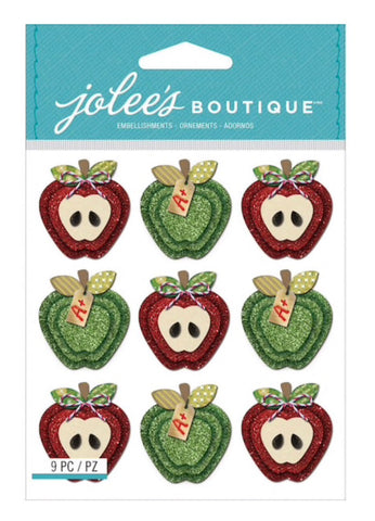 SPARKLE APPLES REPEATS - Jolee's Boutique Stickers