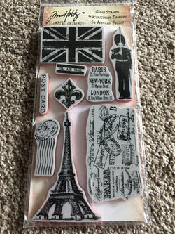 EURO ELEMENTS TIM HOLTZ RUBBER STAMPS