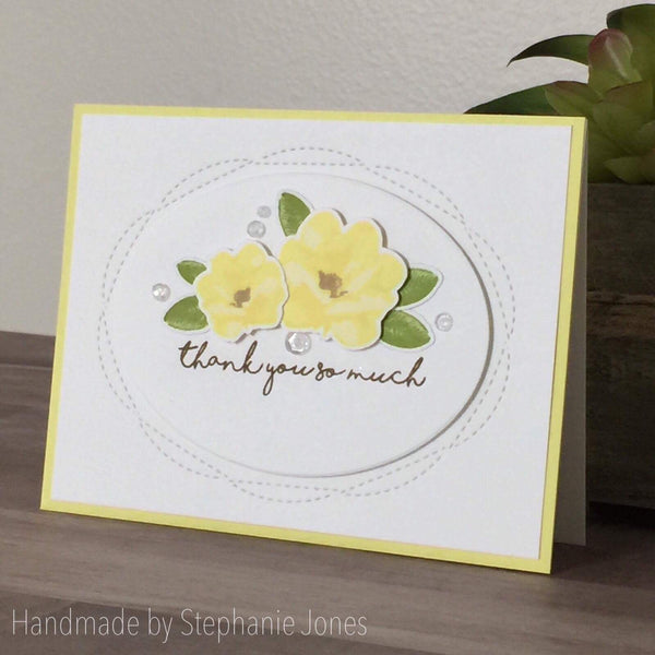 WONKY STITCHED OVAL DIE SET - Gina Marie Designs