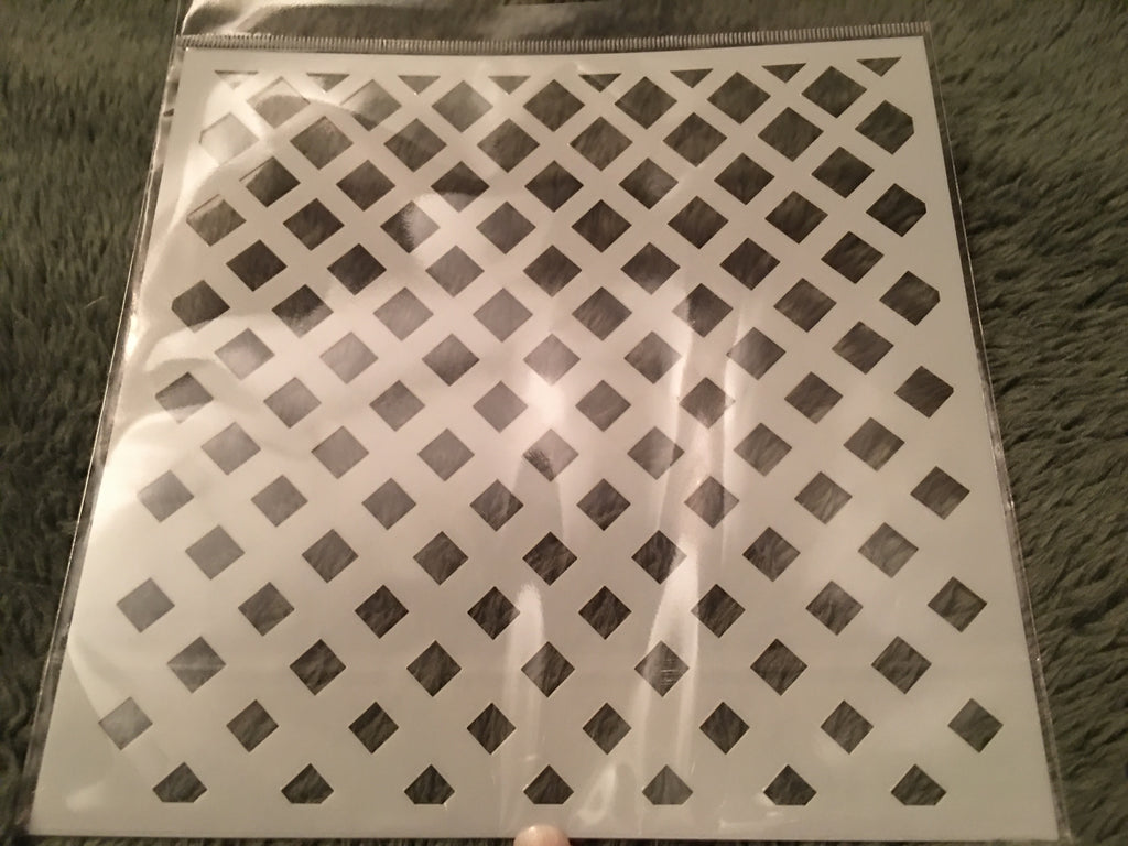 DIAMOND FADE STENCIL 6x6 - Gina Marie Designs – Scrapbook Outlet - Gina ...