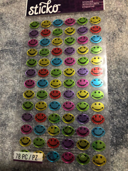 HAPPY FACES - STICKO STICKERS