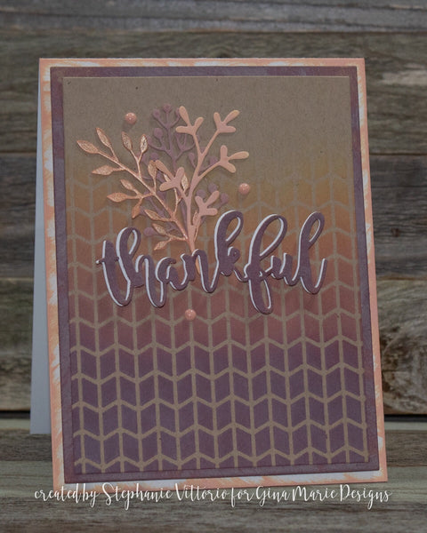 FALL STYLE BRANCHES DIE SET - Gina Marie Designs