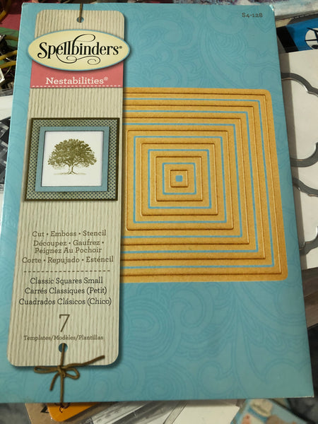 SPELLBINDERS - CLASSIC SQUARES SM DIE SET