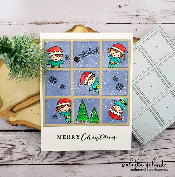 QUILT DIE #9 BUILDING BLOCKS- Gina Marie Designs