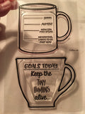 FUNNY COFFEE CUPS STAMP SET - Gina Marie Designs