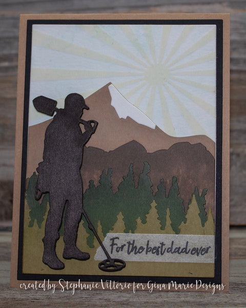 METAL DETECTING MAN & WOMAN DIE SET - Gina Marie Designs