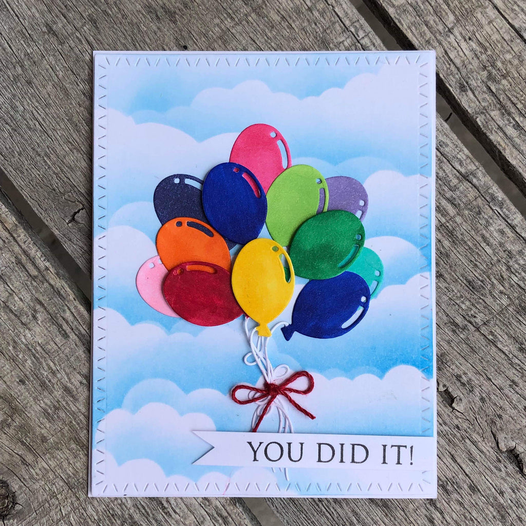 CELEBRATION BALLOON DIE - Gina Marie Designs – Scrapbook Outlet - Gina ...