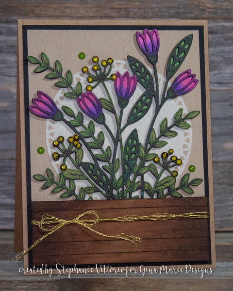DAINTY FLOWER WINDOW DIE - Gina Marie Designs