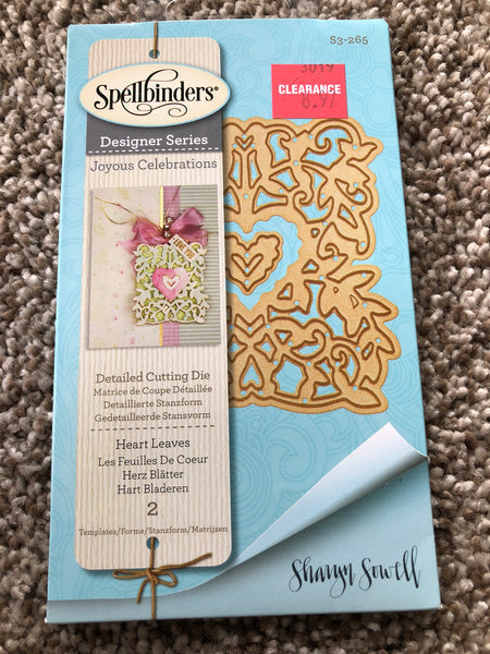 HEART LEAVES SPELLBINDERS DIE