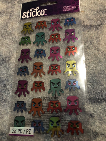 SPACE CRITTERS - STICKO STICKERS