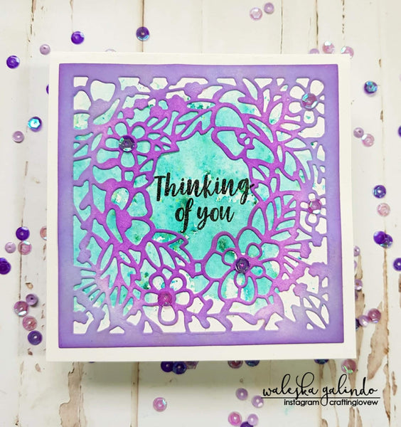 4x4 FLOWER BLOCK DIE - Gina Marie Designs