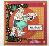 PERFECT DUET - ART IMPRESSIONS CLEAR STAMPS BY BONNIE KREBS