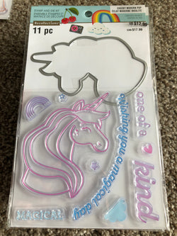 UNICORN STAMP AND DIE SET RECOLLECTIONS
