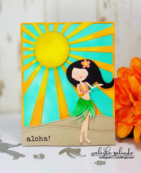 HULA GIRL DIE SET - Gina Marie Designs