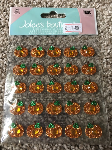 PUMPKIN REPEATS - JOLEES BOUTIQUE STICKERS