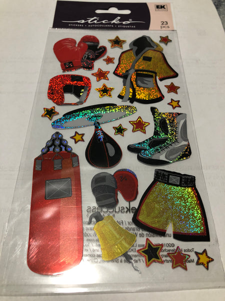 BOXING GEAR - STICKO STICKERS