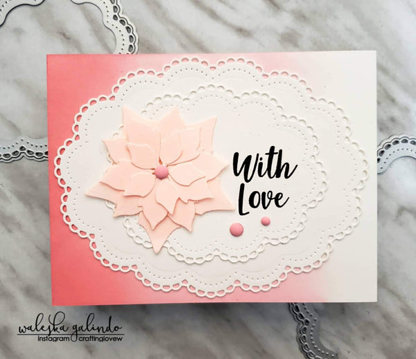 PETITE LOOPED LACE OVAL DIE SET - Gina Marie Designs
