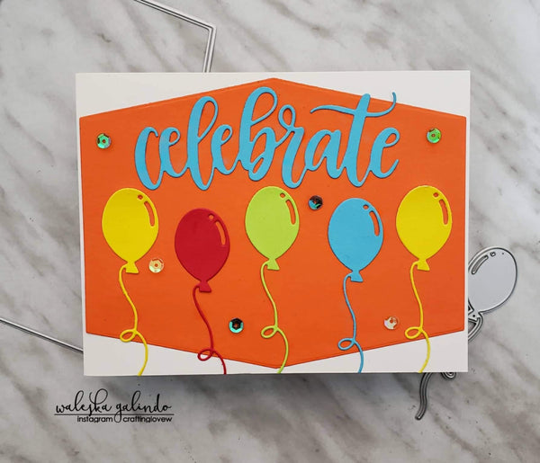 CELEBRATION BALLOON DIE - Gina Marie Designs