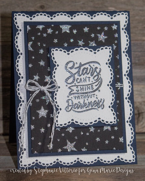 PETITE LOOPED LACE RECTANGLE DIE SET - Gina Marie Designs