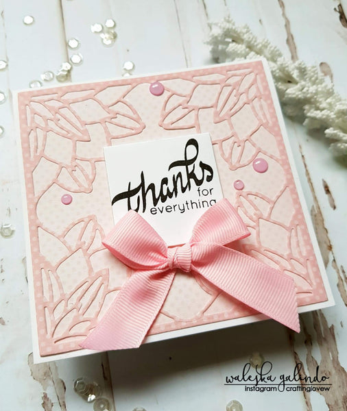 4x4 FLOWER CORNERS DIE - Gina Marie Designs