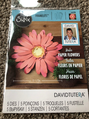 SIZZIX FRAMELITS DIE SET DAVID TUTERA PAPER FLOWERS - LARGE DAISY