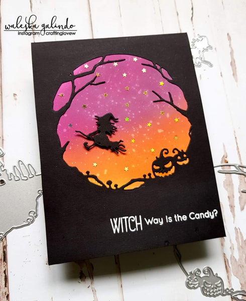 (Back from retirement) HALLOWEEN SCENE DIE SET - Gina Marie Designs
