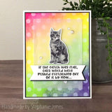 KITTY CAT LAYERED STAMP AND SENTIMENT SET - Gina Marie Designs