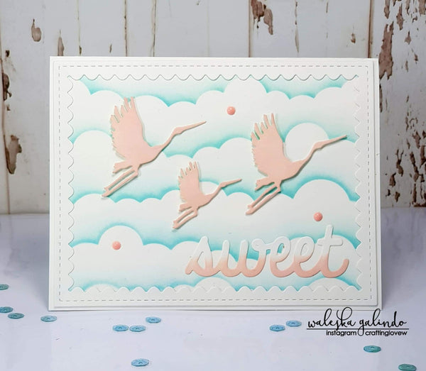 CRANE / STORK DIE SET - Gina Marie Designs