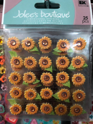 SUNFLOWER REPEATS - Jolees boutique stickers