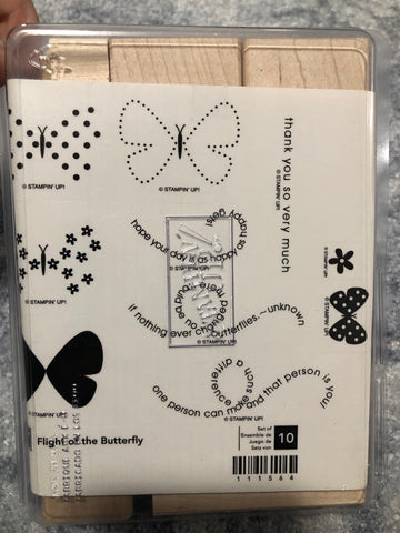FLIGHT OF THE BUTTERFLY- STAMPIN UP STAMP SET
