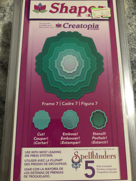 FRAME 7 - spellbinders die set