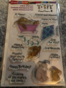 HOPPY MOMENTS - HOUSE MOUSE STAMPENDOUS CLEAR STAMPS