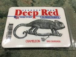 CHAMELEON - DEEP RED RUBBER STAMPS