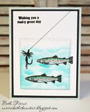 FISHING STAMPS - GINA MARIE DESIGNS