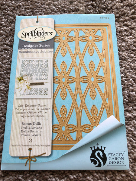 SPELLBINDERS ROMAN TRELLIS DIE SET