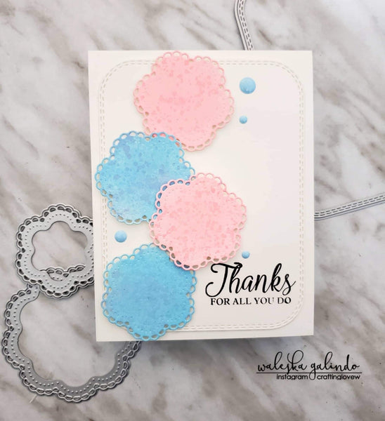 PETITE LOOPED LACE CIRCLE DIE SET - Gina Marie Designs