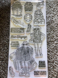 PACK YOUR BAGS - ART IMPRESSIONS CLEAR STAMPS BY BONNIE KREBS