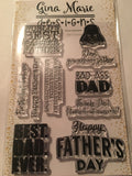 FATHERS DAY STAMP SET - Gina Marie Designs
